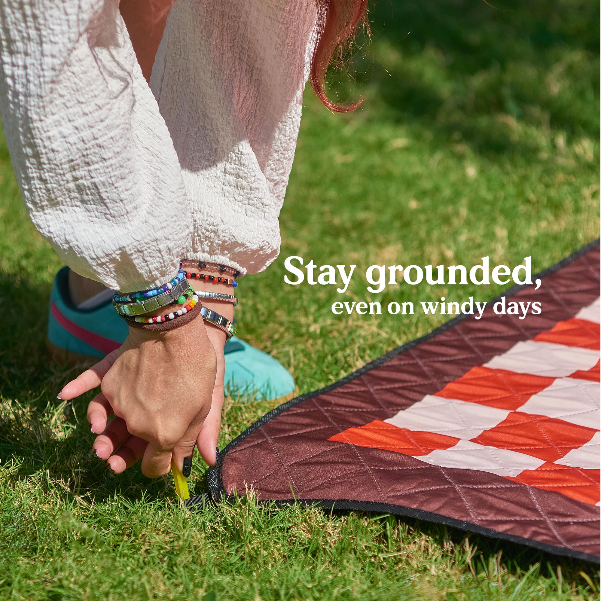 Cozy Club Waterproof Picnic Blanket – Beach mat | Terracotta Vibes